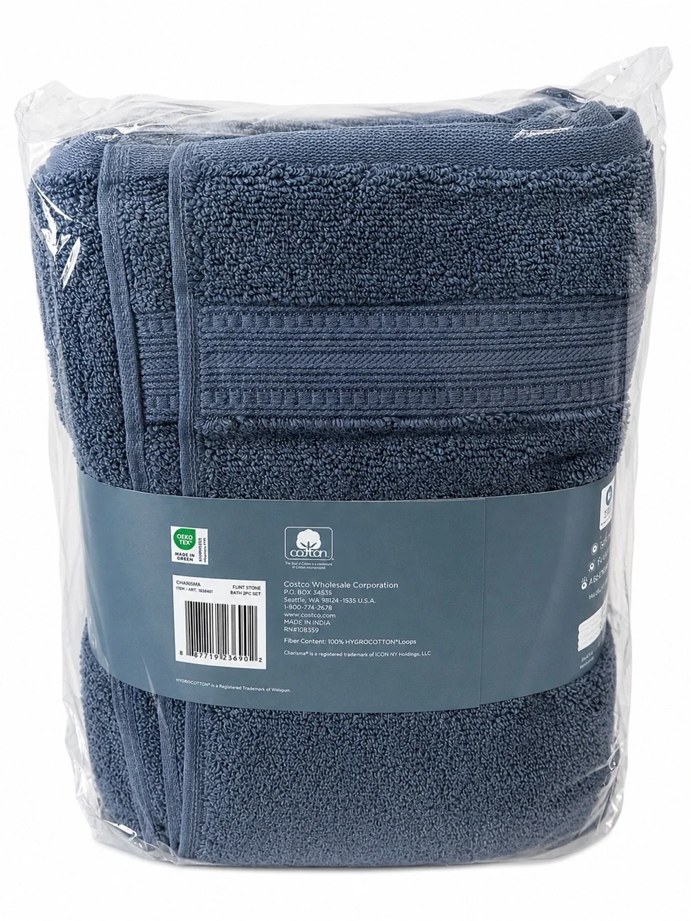 Charisma Luxury Blue Bath Towel Set New - Picture 4 of 4